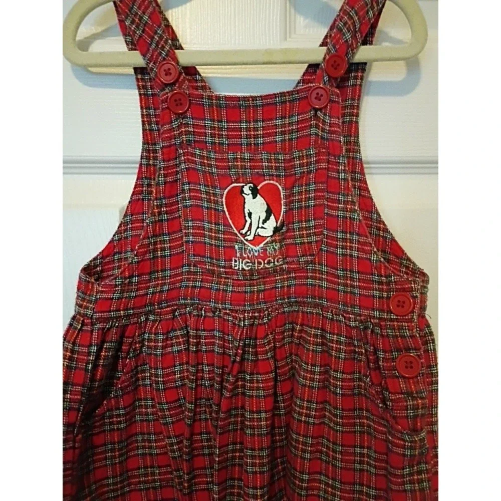 Vintage GU Condition Big Dogs Sportswear Little Big Dog Girls Jumper Sz 2/3